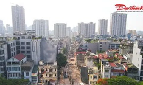 Ngõ 381 Nguyễn Khang sau 1 tháng giải phóng mặt bằng: Hàng loạt nhà đã tháo dỡ
