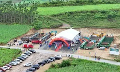 Chuyển động mới nhất tại tuyến cao tốc hơn 43.700 tỷ đồng xuyên 2 đèo hiểm trở, có trụ cầu cao nhất Việt Nam
