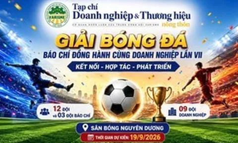 Sắp diễn ra giải bóng đá “Báo chí đồng hành cùng Doanh nghiệp” lần thứ VII