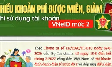 Sử dụng VNeID mức 2 được miễn, giảm nhiều khoản phí, lệ phí