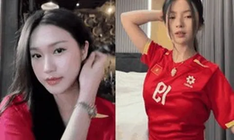 Doãn Hải My, Chu Thanh Huyền xinh đẹp đọ sắc sẵn sàng cổ vũ ĐT Việt Nam đấu Malaysia, visual mỗi người một vẻ mười phân vẹn mười