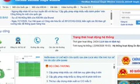 Quy định đăng ký, khóa, kích hoạt, thu hồi, quản lý tài khoản người sử dụng Cổng thông tin một cửa quốc gia