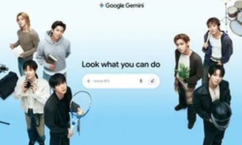 Google đang dùng BTS để hướng dẫn người hâm mộ cách dùng AI Gemini