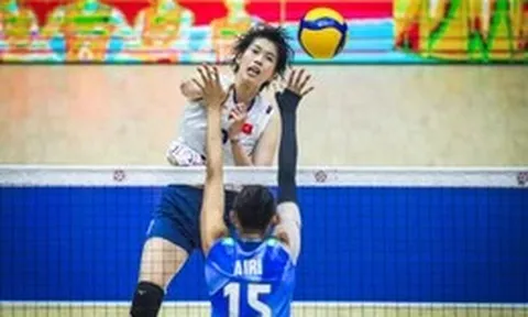 Thi đấu xuất sắc trước Nhật Bản, bóng chuyền nữ Việt Nam vào tứ kết Giải châu Á