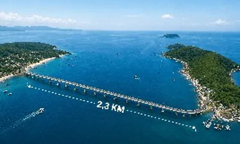 Không làm cáp treo, địa phương này quyết định xây cầu vượt biển 2000 tỷ đồng nối 2 hòn đảo: Dài 2,3km, thời gian di chuyển rút ngắn chỉ còn vài phút