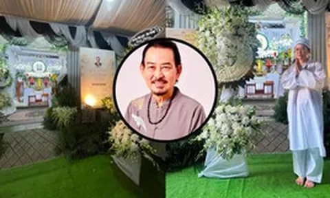 Tang lễ cố nghệ sĩ Mã Trung: Người thân lặng lẽ bên di ảnh, Lan Ngọc, vợ chồng Thu Trang chia buồn