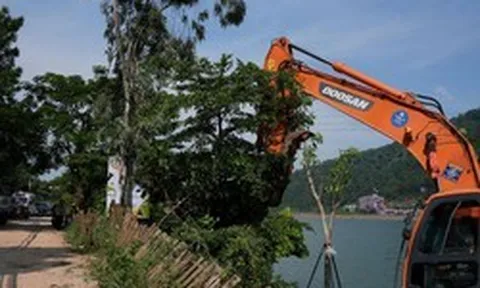 Xã Kim Anh lên kế hoạch tiếp tục cưỡng chế các trường hợp vi phạm đất đai ở hồ Đồng Đò