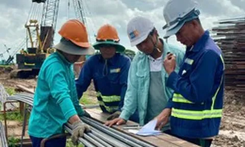 Kỳ lễ 2-9 đặc biệt trên công trường cao tốc Mỹ An - Cao Lãnh
