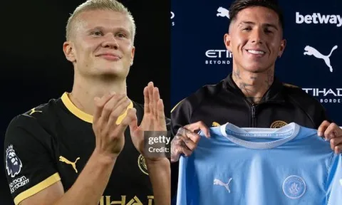 "Thánh meme" Haaland mất ngủ, phản ứng cực hài với thương vụ bom tấn Enzo Fernández gia nhập Man City