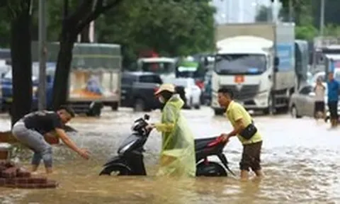 Hà Nội chính thức có 'Bản đồ mưa ngập'