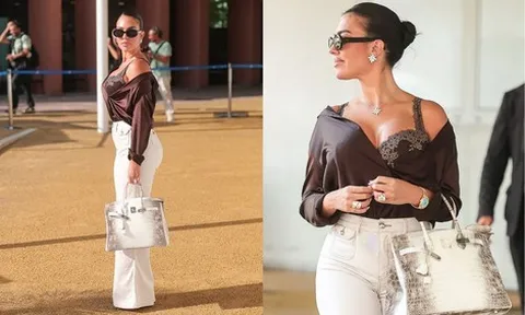Bóc giá outfit của Georgina - vợ Ronaldo: Đeo nhẫn 100 tỷ, xách túi sang nhưng 1 món đồ chỉ có giá 2 triệu đồng