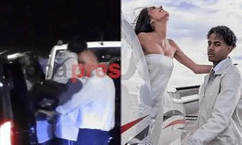 "Tóm dính" thần đồng Lamine Yamal bế bạn gái xinh đẹp vào nhà sau chuyến hẹn hò sang chảnh ở Paris bằng chuyên cơ riêng