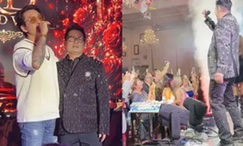 Tuấn Hưng tiệc tùng tưng bừng với loạt sao Việt ở Mỹ
