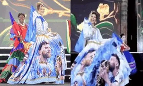 Messi bất ngờ "xuất hiện" tại Miss World theo cách không ai nghĩ tới