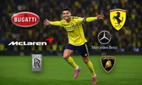 Điểm danh loạt siêu xe hạng sang trong BST "đồ chơi" cực khủng của Ronaldo, giá trị lên tới 30 triệu euro