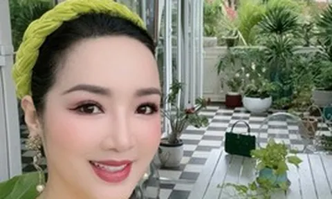 Vườn nhà 200m² của Hoa hậu Giáng My
