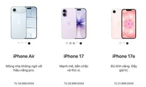 Apple vừa tăng giá iPhone đời cũ: iPhone Air giờ ngang giá bản Pro Max, iPhone 17e tăng lên tận 22 triệu