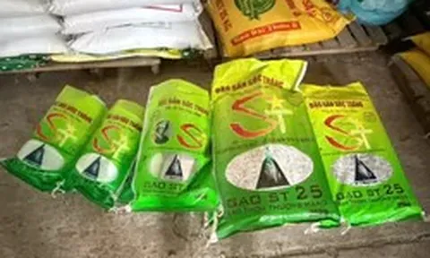 Khởi tố vụ bắt hơn 7 tấn gạo giả mạo nhãn hiệu ST25