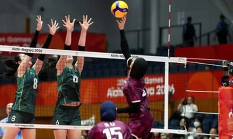 Tuyển bóng chuyền nữ Việt Nam thắng đội có... học sinh cấp 2 ở Asiad