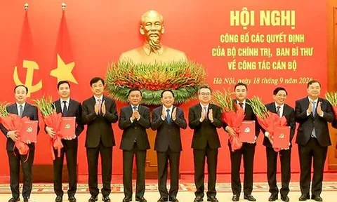 Phân công 6 Ủy viên, Ủy viên dự khuyết Trung ương Đảng và 6 cán bộ nhận nhiệm vụ mới