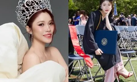 Hoa hậu Việt biết 4 thứ tiếng, tốt nghiệp loại xuất sắc đại học Mỹ sau một năm đội vương miện
