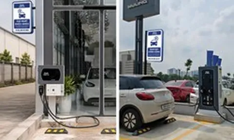 Thần tốc phủ sóng ở miền Nam trong 3 tháng, công ty bán xe điện Trung Quốc rầm rộ ra Bắc: Tiến sát mục tiêu 2.100 trạm sạc trong năm nay
