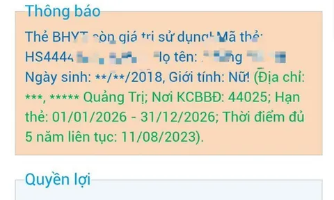 Thu BHYT học sinh ở Quảng Trị: Cần thống nhất thời điểm