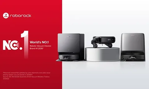 Roborock duy trì vị trí số 1 toàn cầu trong nửa đầu năm 2026