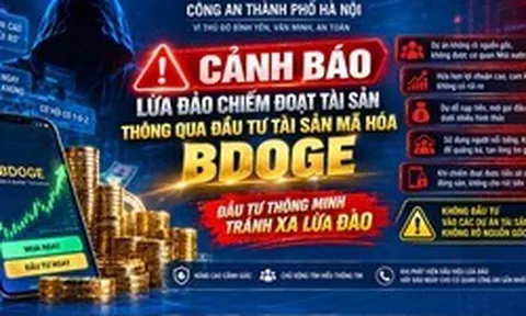Cảnh báo lừa đảo thông qua đầu tư tài sản mã hóa BDOGE