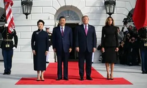 Ông Tập đã tới Nhà Trắng, ông Trump ca ngợi 'tình bạn tuyệt vời'