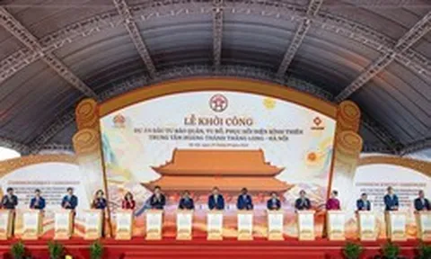 Chính thức khởi công dự án có ý nghĩa đặc biệt với Thủ đô Hà Nội, chứa ký ức hơn 1.300 năm lịch sử, do Sun Group thi công