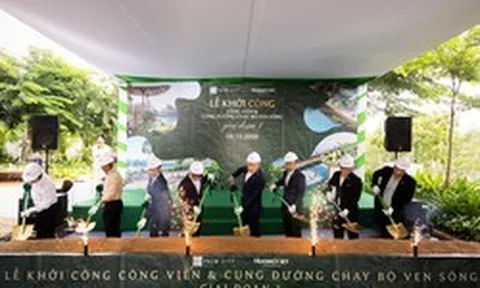 Palm City khởi công công viên ven sông, đưa gần 3 km mặt nước vào đời sống đô thị