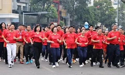 Toàn dân luyện tập thể thao vì sức khỏe nhân dân, vì một Việt Nam khỏe mạnh và cường thịnh
