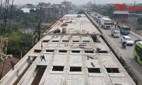 Cầu Mai Lĩnh tăng tốc thi công, dự kiến thông xe vào tháng 12