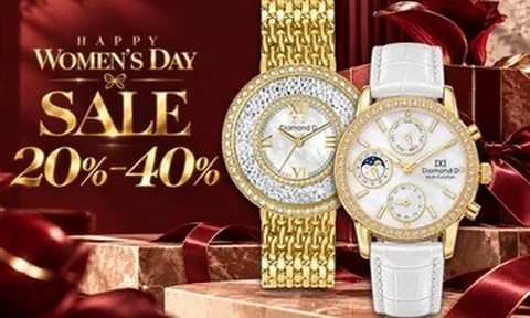 Đăng Quang Watch: Đồng hồ nữ sang trọng, ưu đãi tới 50% dịp 20/10