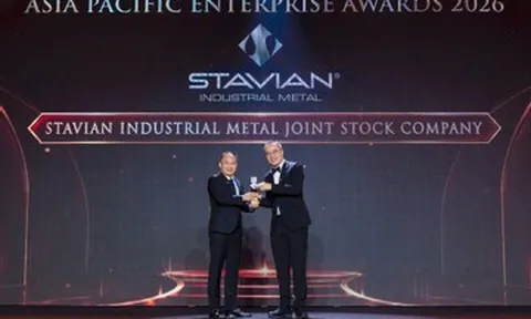 Stavian Industrial Metal nhận “cú đúp” giải thưởng tại APEA 2026