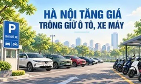 Chi tiết mức tăng giá trông giữ ô tô, xe máy tại Hà Nội