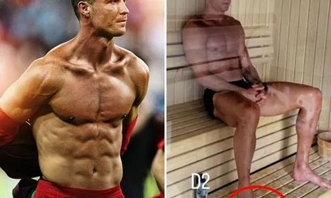 Vì sao Ronaldo sơn móng chân màu đen