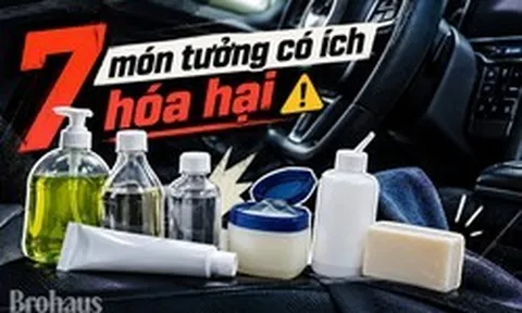 7 món đồ quen thuộc trong nhà tưởng giúp vệ sinh ô tô tiết kiệm, nhưng có thể khiến chủ xe tốn tiền sửa chữa