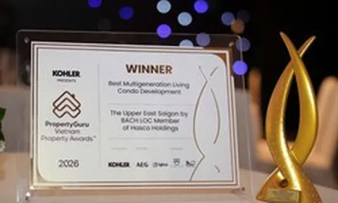 The Upper East Saigon giành giải ngay lần đầu tham dự Vietnam Property Awards 2026