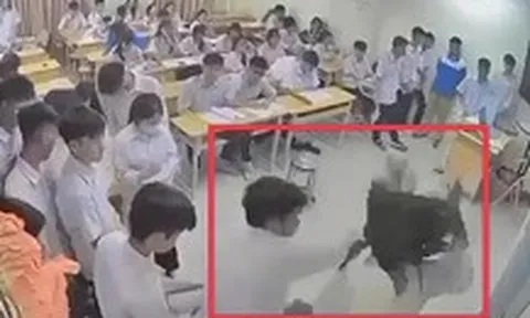 Trường THPT Mạc Đĩnh Chi thông tin vụ việc học sinh đấm cô giáo trên bục giảng