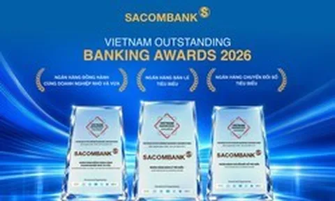 SACOMBANK “lập hat-trick” giải thưởng nhờ năng lực số và sự thấu hiểu khách hàng