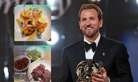 Mâm cơm nhà Harry Kane